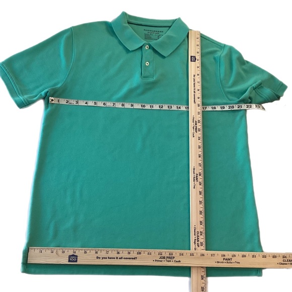 Saddlebred L Perfect Polo Mens Teal Green Shirt Golf Casual EUC - Picture 10 of 15